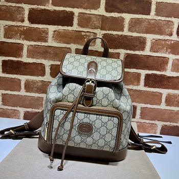 Gucci Backpack with interlocking G 674147 26.5cm