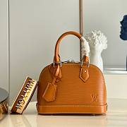 LV Alma BB epi grained leather in gold honey M57341 23.5cm - 1