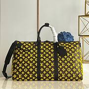 Keepall Triangle bandoulière 50 travel bag in yellow M45046 51cm - 1