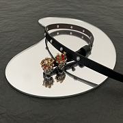 Alexander McQueen leather necklace - 3