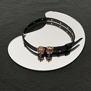 Alexander McQueen leather necklace - 2