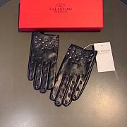 Valentino studded leather gloves 000 - 6