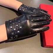 Valentino studded leather gloves 000 - 5
