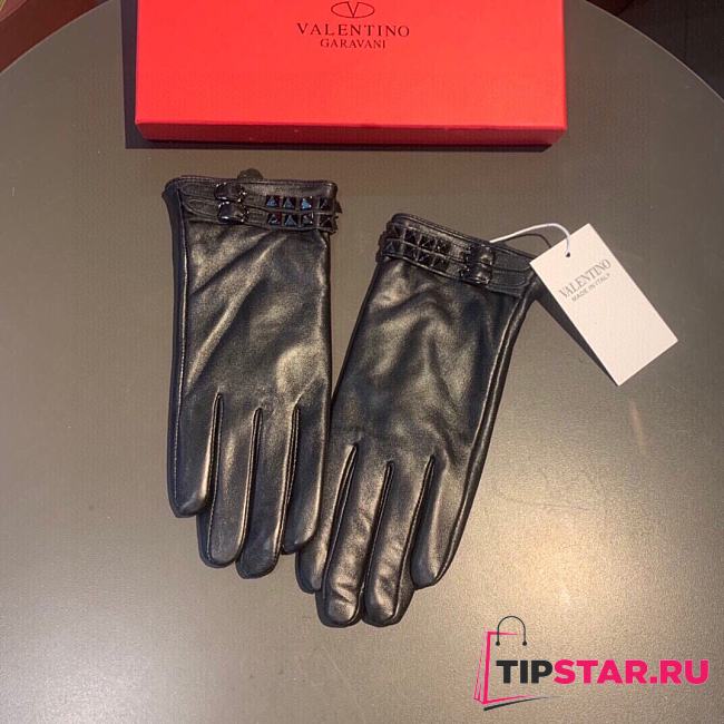 Valentino studded leather gloves 001 - 1