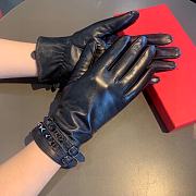 Valentino studded leather gloves 001 - 5