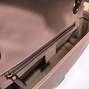 Gucci GG Marmont matelassé shoulder bag dusty pink 443497 26cm - 5