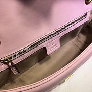 Gucci GG Marmont matelassé shoulder bag pink 443497 26cm - 6