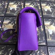 Gucci GG Marmont matelassé shoulder bag purple 443497 26cm - 4