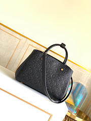 LV Montaigne MM in black M40148 33cm - 3