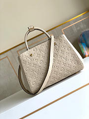 LV Montaigne MM in beige M40148 33cm - 4