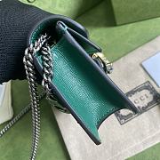 Gucci Dionysus super mini bag green and turquoise leather 476432 17cm - 4