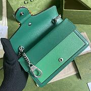 Gucci Dionysus super mini bag green and turquoise leather 476432 17cm - 3