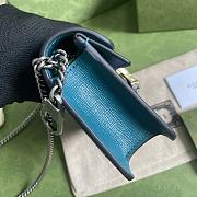 Gucci Dionysus super mini bag blue and turquoise leather 476432 17cm - 2