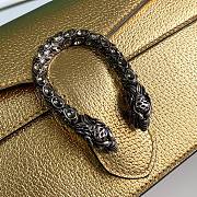 Gucci Dionysus small shoulder bag gold leather 499623 25cm - 6