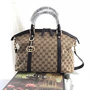 Gucci 2way tote shoulder hand bag black 341503 33cm - 1