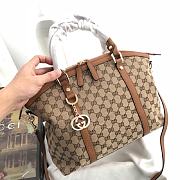 Gucci 2way tote shoulder hand bag brown 341503 33cm - 6