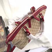 Gucci 2way tote shoulder hand bag red 341503 33cm - 3
