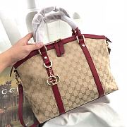 Gucci 2way tote shoulder hand bag red 341503 33cm - 5