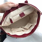 Gucci 2way tote shoulder hand bag red 341503 33cm - 4