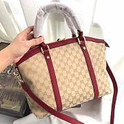 Gucci 2way tote shoulder hand bag red 341503 33cm - 6