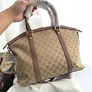 Gucci 2way tote shoulder hand bag nude 341503 33cm - 3