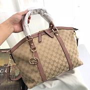 Gucci 2way tote shoulder hand bag nude 341503 33cm - 4