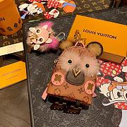 Louis Vuitton Owl small bag keychain brown - 1