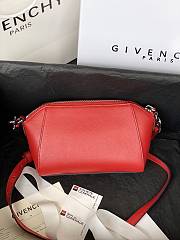 Givenchy Antigona nano leather bag red 9981-4 18cm - 6