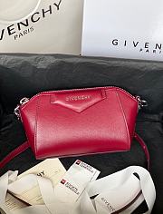 Givenchy Antigona nano leather bag wine 9981-4 18cm - 1