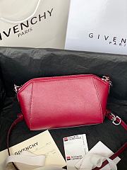 Givenchy Antigona nano leather bag wine 9981-4 18cm - 3