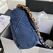 Chanel 19 handbag denim 26cm - 5