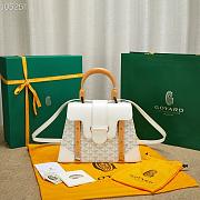 Goyard | Saïgon PM bag in white 28cm - 1