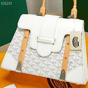 Goyard | Saïgon PM bag in white 28cm - 6