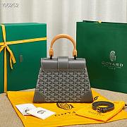 Goyard | Saïgon PM bag in grey 28cm - 3