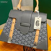 Goyard | Saïgon PM bag in grey 28cm - 5