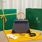 Goyard | Saïgon PM bag in navy blue 28cm - 4