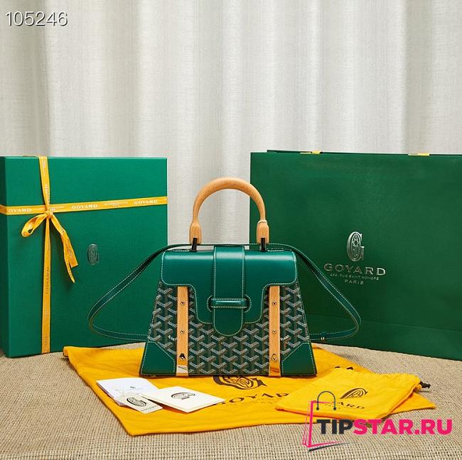 Goyard | Saïgon PM bag in green 28cm - 1