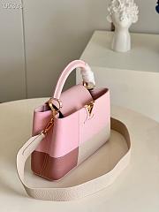 LV Capucines BB handbag patchwork in rose M48865 27cm - 4