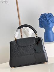 LV Capucines BB handbag patchwork in black M59269 27cm - 2