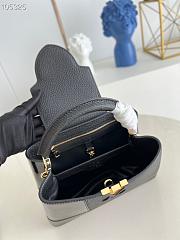LV Capucines BB handbag patchwork in black M59269 27cm - 4