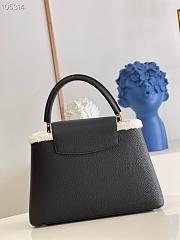 LV Capucines MM with shearling in black M59073 31.5cm - 2