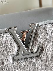 LV Capucines BB with mink fur in grey M48865 27cm - 5