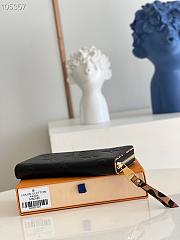 LV zippy wallet monogram empreinte leather in black M80680 19.5cm - 5