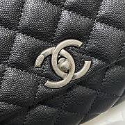 Chanel Coco handle with pearl & silver hardware 92990 23cm - 3