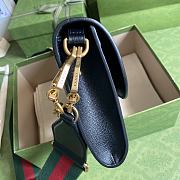 Gucci Horsebit 1955 small bag black leather 677286 26cm - 2