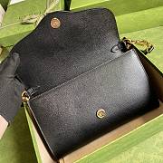Gucci Horsebit 1955 small bag black leather 677286 26cm - 4