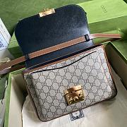 Gucci Padlock small shoulder bag black/brown 644527 28cm - 6