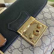 Gucci Padlock small shoulder bag black/brown 644527 28cm - 4