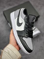 Nike Air Jordan 1 low black/grey with white logo - 2