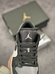 Nike Air Jordan 1 low black/grey with white logo - 4